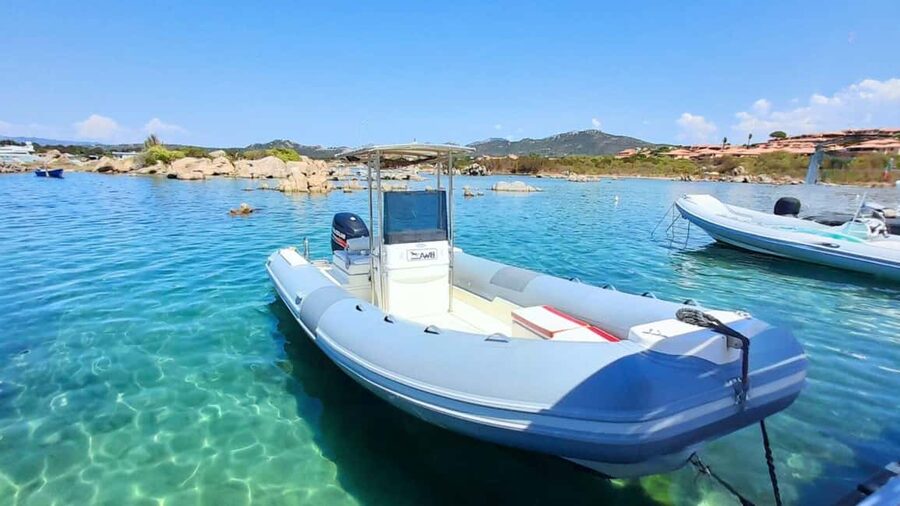 From Porto Rotondo: RIB tour of Porto Cervo's beaches - Elephant Beach and the rocky side of Sardinia