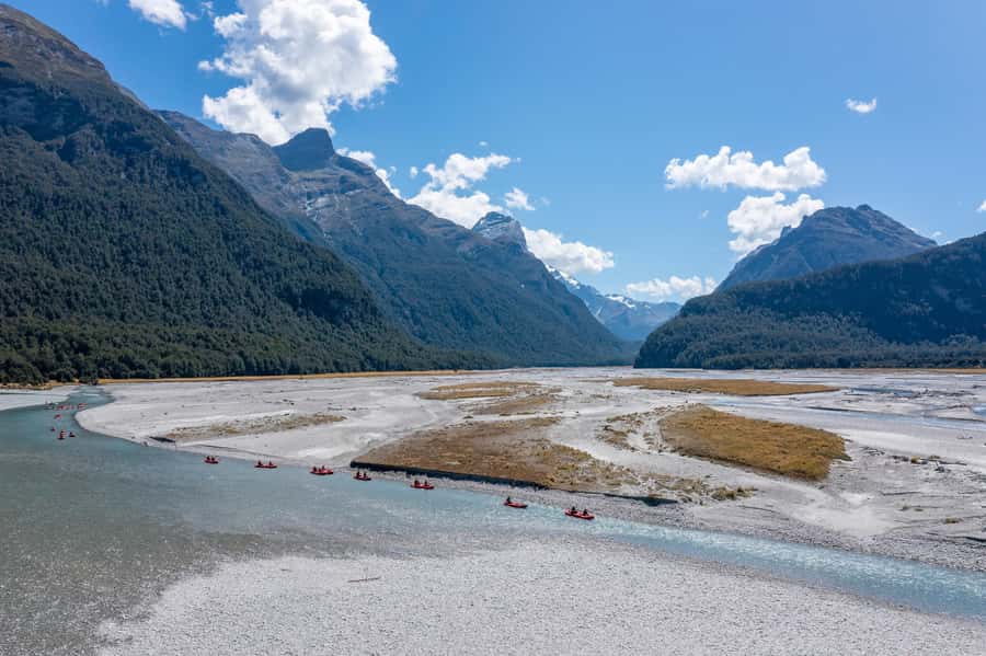 From Queenstown: Dart River Canoe & Jet Boat Day Trip - The scenic road from Queenstown to Glenorchy