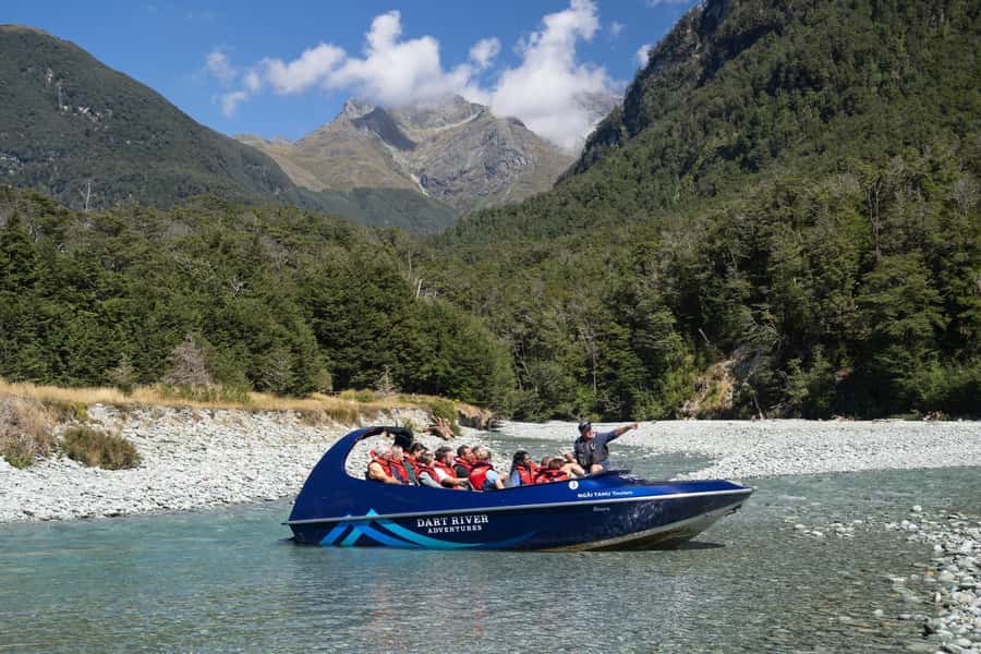 From Queenstown: Dart River Wilderness Jet Boat Experience - The scenic road from Queenstown to Glenorchy