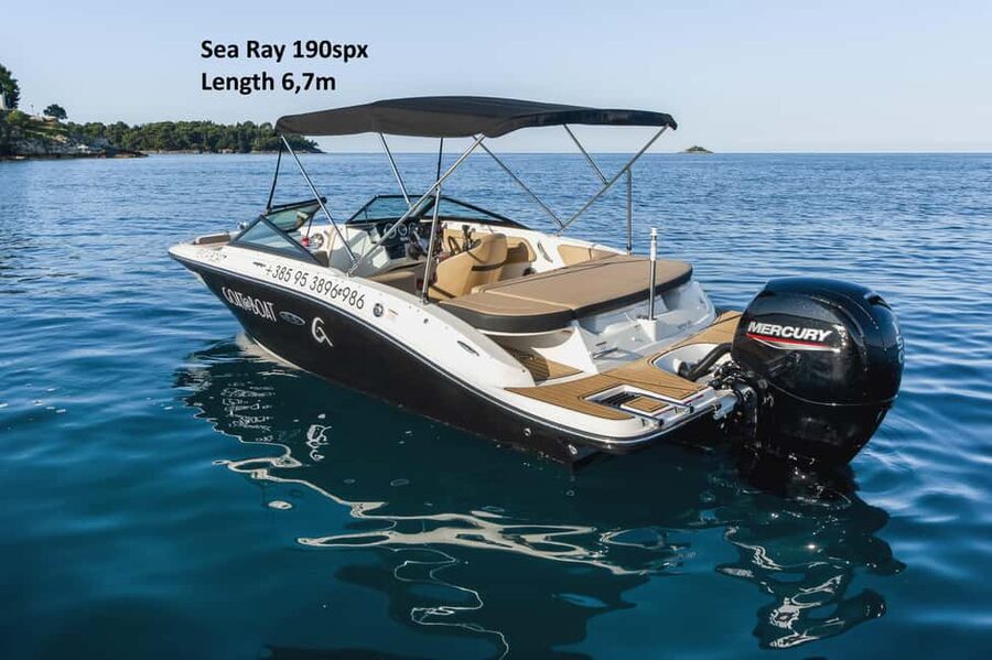 From Rovinj: Sea Caves & Sandy Levan Island Speedboat Tour - The return route adds more swimming