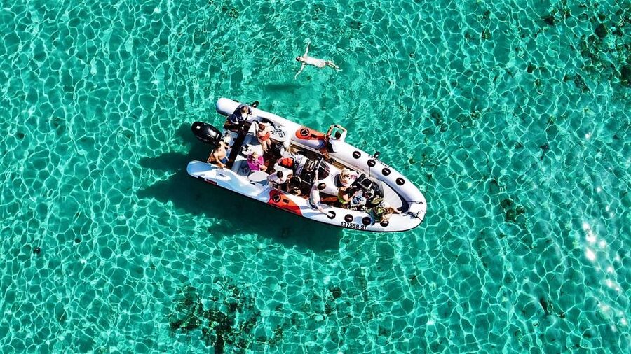From Split: Half-day Trogir Tour & Speedboat to Blue Lagoon - The boat rides are part of the experience