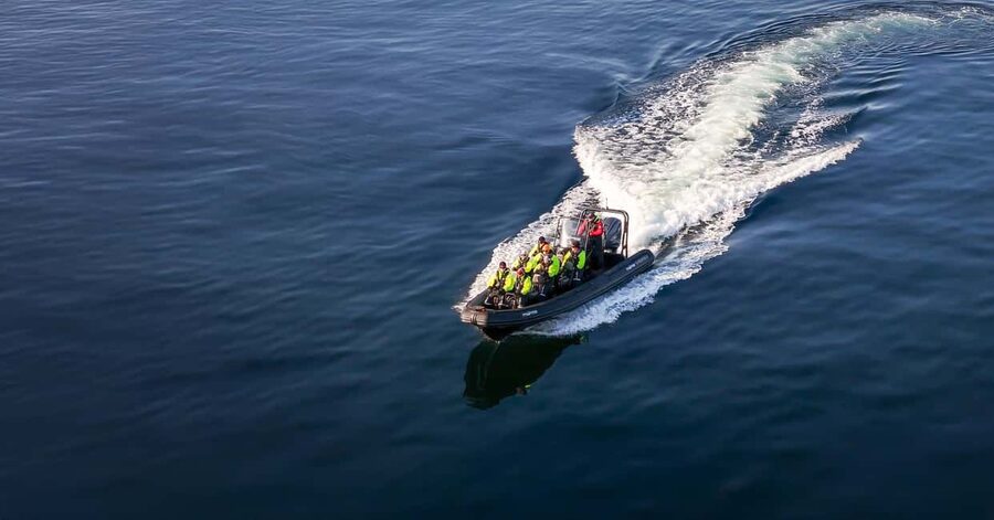 From Stavanger: Lysefjord RIB Boat Tour with Boathouse Visit - The first run into Lysefjord