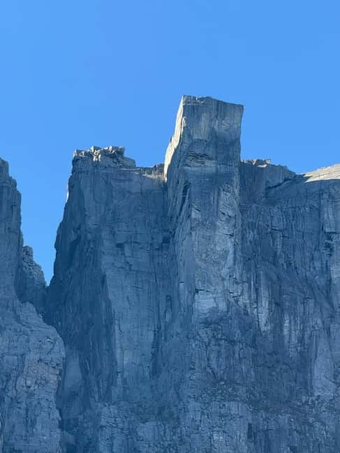 From Stavanger: Lysefjorden & Pulpit Rock Safari by RIB - Lysefjorden at water level