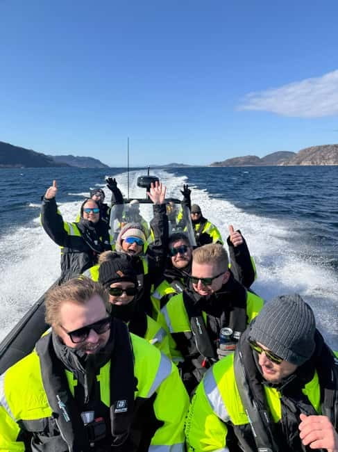 From Stavanger: Lysefjorden & Pulpit Rock Safari by RIB - Finding the white house at Strandkaien
