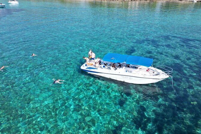 From Trogir & Split: Half Day Speedboat Tour with Blue Lagoon - Blue Lagoon and Krknjaši Bay: the main swimming stop