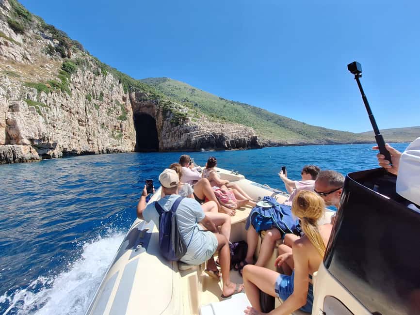 From Vlorë: Haxhi Ali Cave and Karaburun Speedboat Trip - The 30-minute speedboat ride to the cave