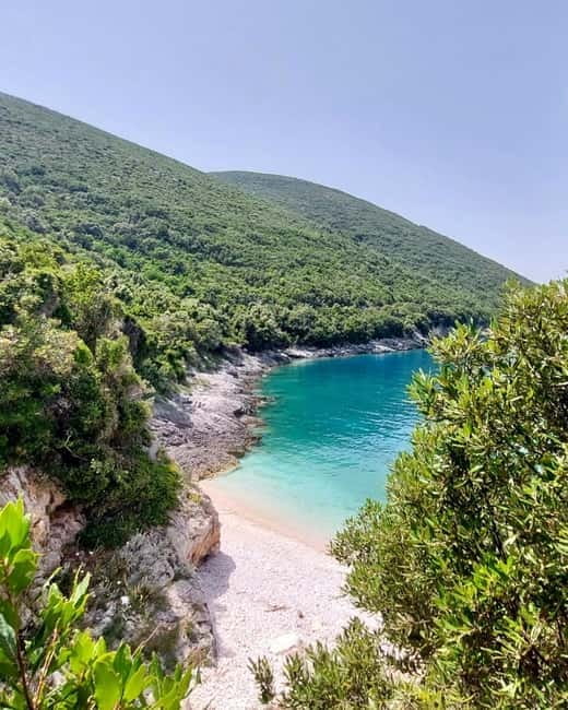 From Vlore: Haxhi Ali Cave & Karaburun Beach Speedboat Tour - St. Vasil Beach: 90 minutes to swim and relax