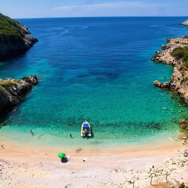 From Vlore: Haxhi Ali Cave & Karaburun Beach Speedboat Tour - What to pack for the pebbly beaches