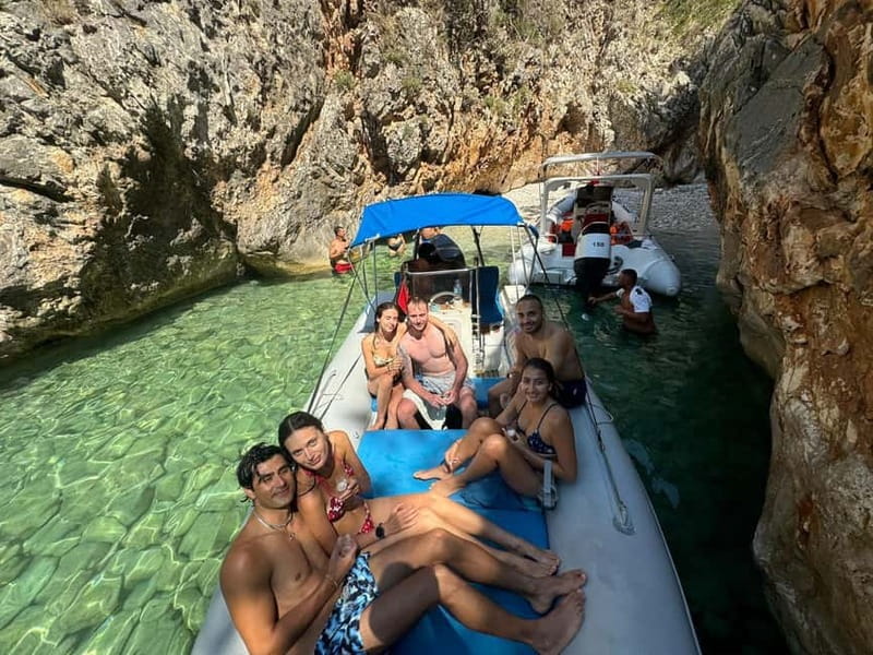 From Vlore: Haxhi Ali Cave Speedboat Tour with Snorkeling - The 30-minute speedboat ride along Karaburun
