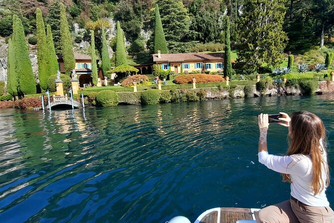 Full-Day Grand Tour, private speedboat at Lake Como - Isola Comacina, a quiet stop for wine and swimming