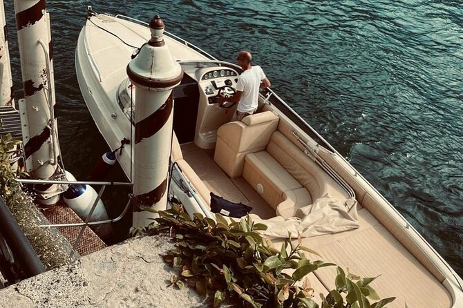 Full-Day Grand Tour, private speedboat at Lake Como - Varenna, Bellagio, and the best walking stops