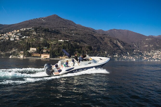 Glamour tour (3 H) speed boat stop in Bellagio - Captain Frank and the small-group experience