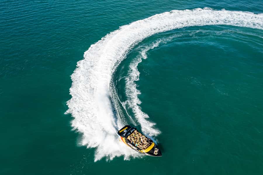 Gold Coast: 1-Hour Extreme Jet Boat Ride - Sovereign Island, luxury homes, and wildlife from the water