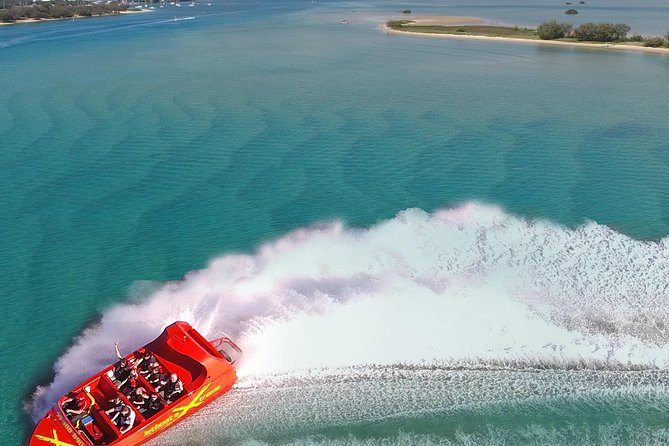 Gold Coast Helicopter 10 min Flight and Jet Boat Ride - Why the jet boat is usually the stronger half