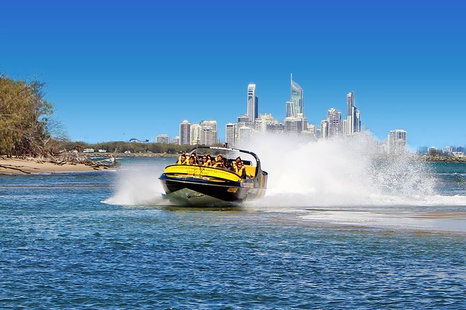 Gold Coast V8 Jet Boat Rapid Ride - Southport Seaway and the Open Water Feel