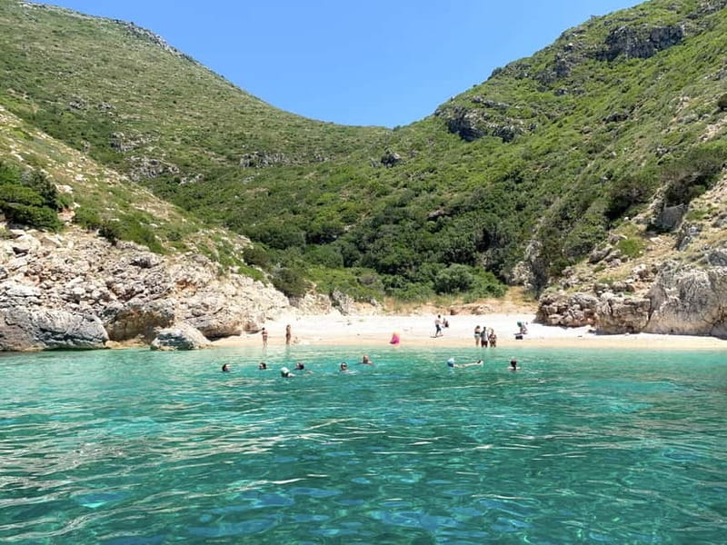 Grama Bay Speedboat Tour Vlore - The first run to Haxhi Ali Cave