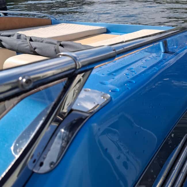 Grand Tour, on luxury speedboat at Lake Como - Cruising past Como, Laglio, and Nesso Waterfall