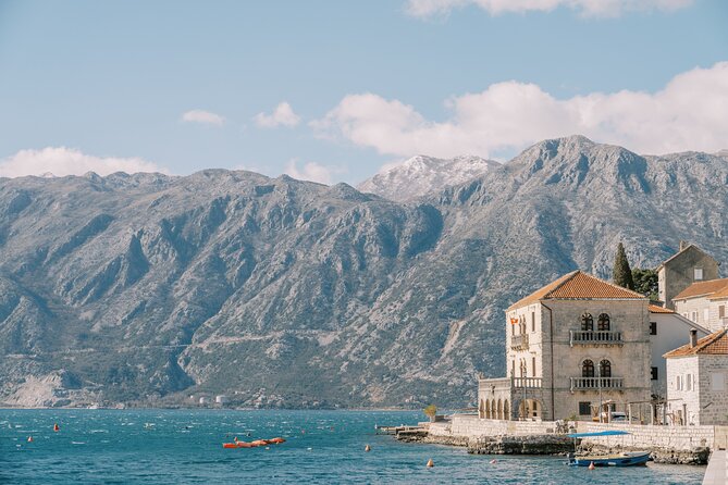 Group Guided Tour: Blue Cave Speedboat Tour in the Bay of Kotor - St. George from the water