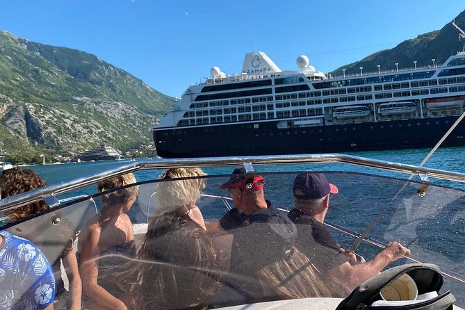 Group Guided Tour: Blue Cave Speedboat Tour in the Bay of Kotor - Inside the former submarine tunnel at Kumbor