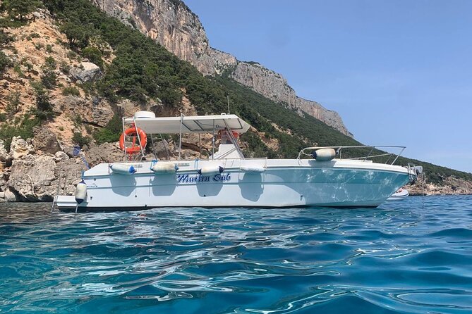 Gulf of Orosei Speedboat Trip with Aperitif from Cala Gonone - Cala Goloritzé from the water
