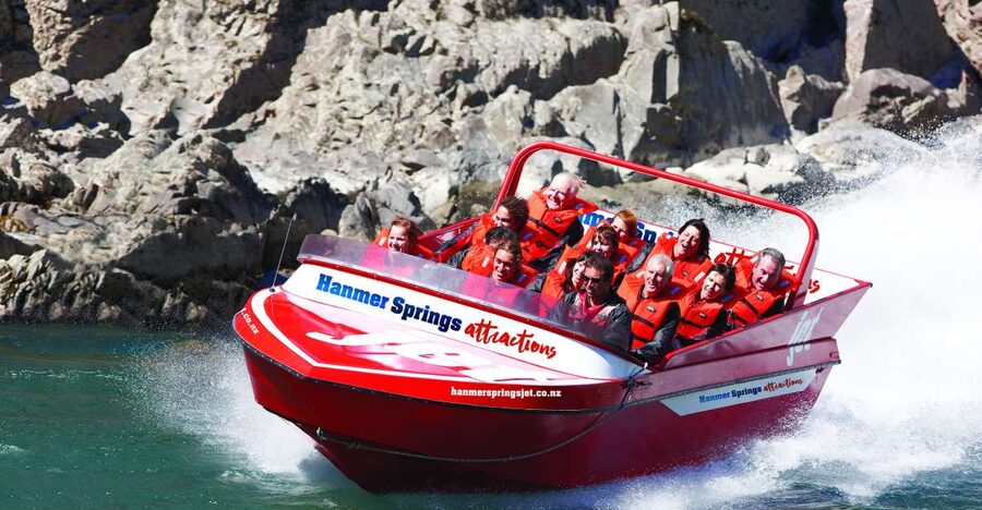 Hanmer Springs Jetboat & Quad Bike Combo - The Waiau River Gorge by jetboat