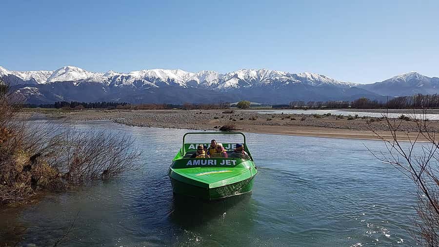 Hanmer Springs: River Jet Boat Ride - The views, speed, and famous spin