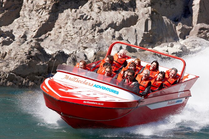 Hanmer Springs Thermal Pools and Jet Boat Day Trip from Christchurch - The Waiau River jet boat at Thrillseekers Canyon