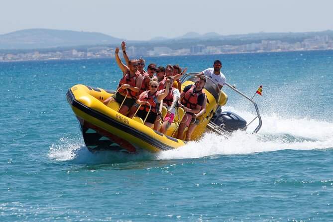 High-Speed Speedboat Adventure in the Bay of Alcudia - A Fast Start From Alcudia Beach