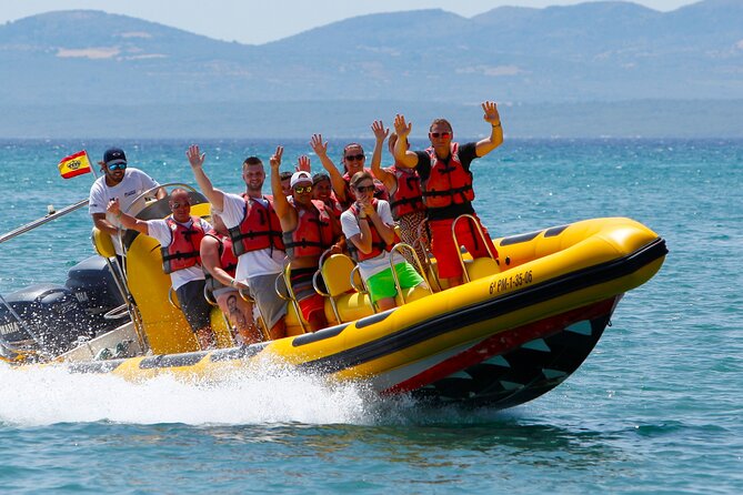 High-Speed Speedboat Adventure in the Bay of Alcudia - The Coll Baix Swim and Snorkel Stop