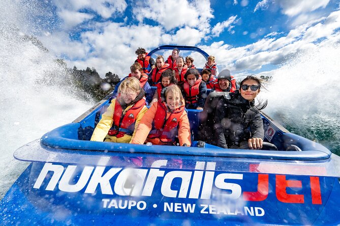 Hukafalls Jet Boat Ride in Taupo - A fast way to see Huka Falls from below