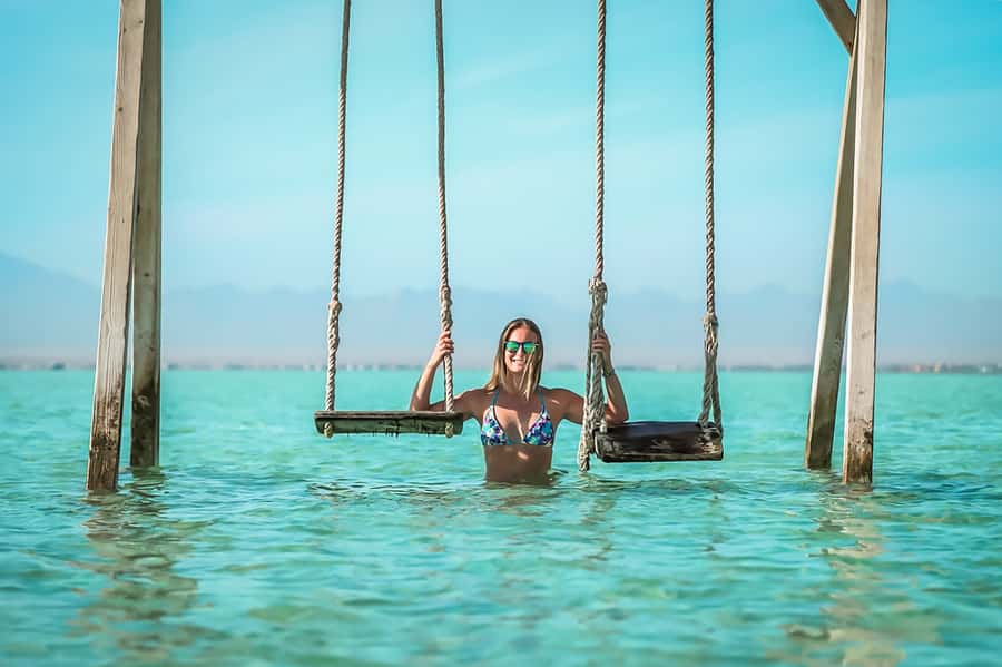 Hurghada: Orange Bay & Magawish Island Speedboat with Lunch - Magawish Island and the Egyptian Caribbean feel