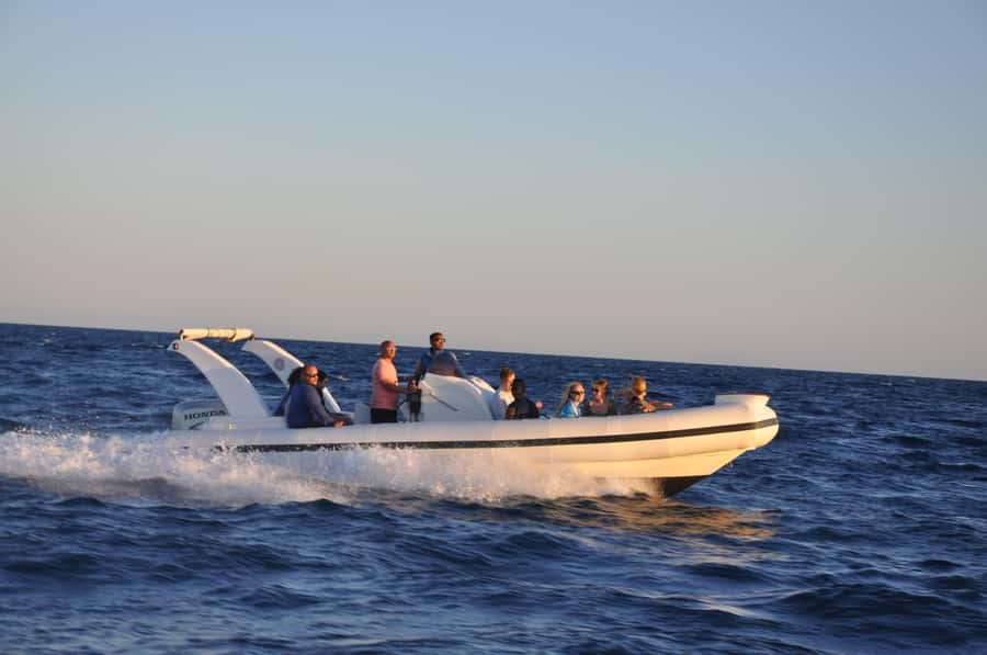 Hurghada: Private Speedboat to Orange Bay and White Island - Optional parasailing from above