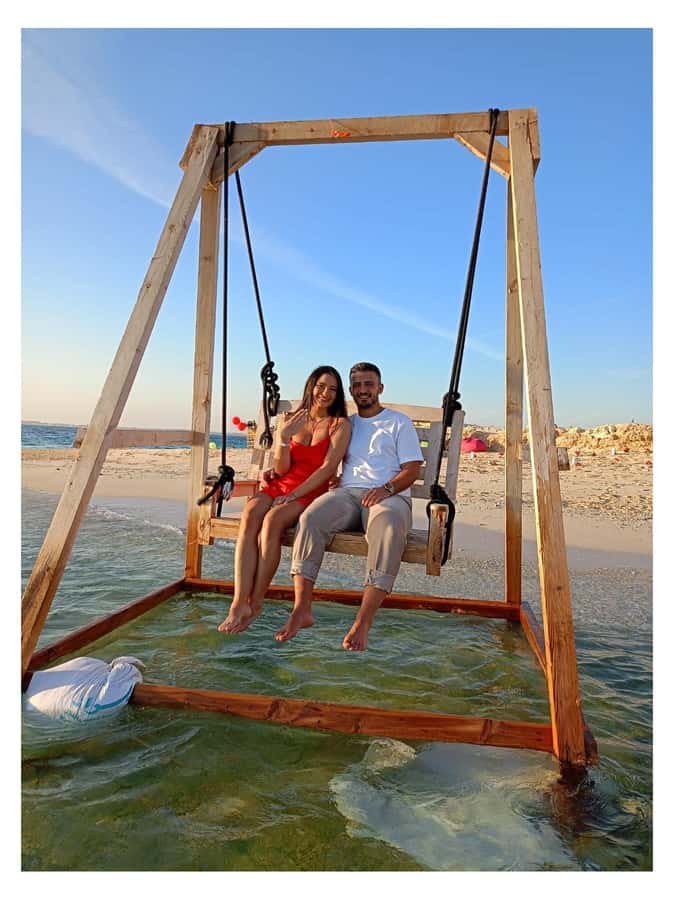 Hurghada: Private Speedboat to Orange Bay and White Island - Food, shade, and comfort on the boat