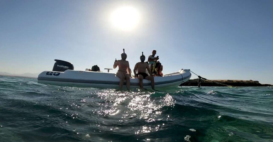 Hurghada: Safari ATV Quad & Speedboat to Orange bay island - A desert morning followed by a Red Sea afternoon
