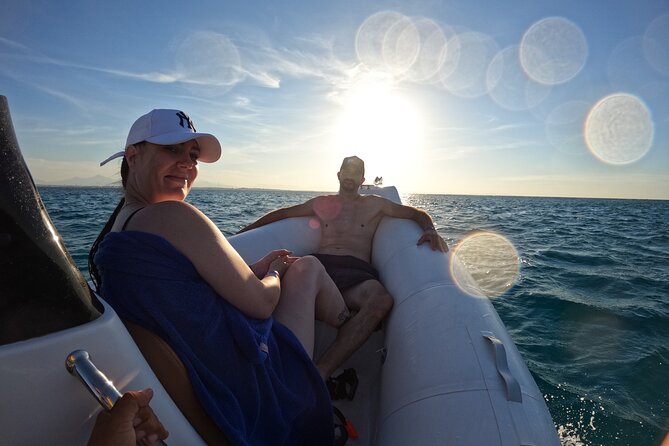 Hurghada Speedboat Dolphin Watching and Snorkeling - Speeding out from Hurghada toward Dolphin House