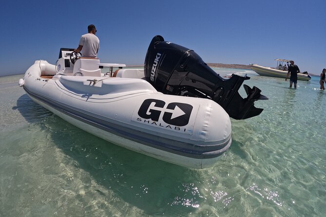 Hurghada Speedboat Trip to Orange Bay and Magawish Islands - Magawish Island: snorkeling and a simple lunch