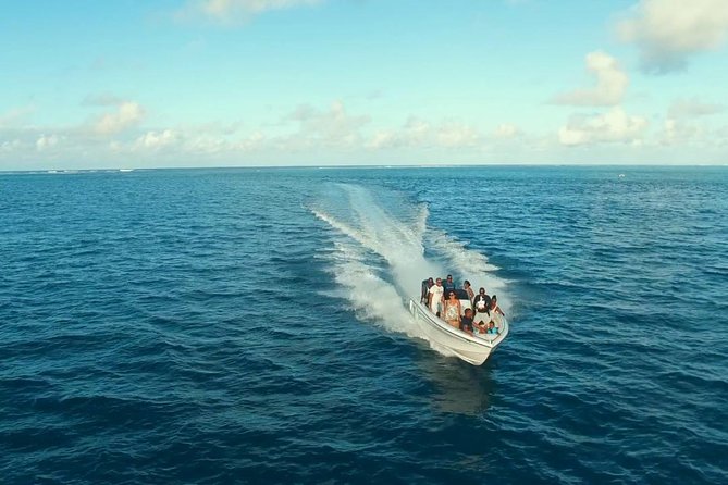 Ile aux Cerf: Speed boat with Parasailing & Tube Riding and Lunch - A fast start from Trou d’Eau Douce
