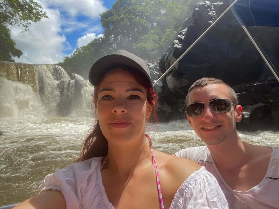 Ile aux Cerfs: Island & Waterfall Speedboat Tour with Lunch - Speeding from Trou d’Eau Douce to the river