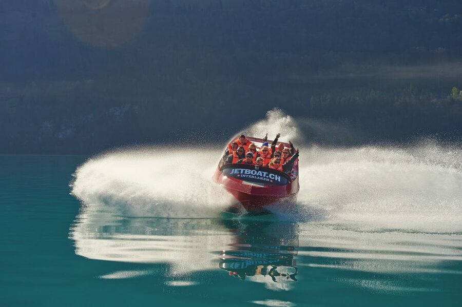 Interlaken: Scenic Jetboat Ride on Lake Brienz - Iseltwald and the View Toward Giessbach Falls