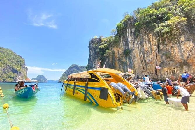 James Bond Island Sightseeing or Canoeing by Speedboat from Krabi - Koh Panak Cave and the first limestone cliffs