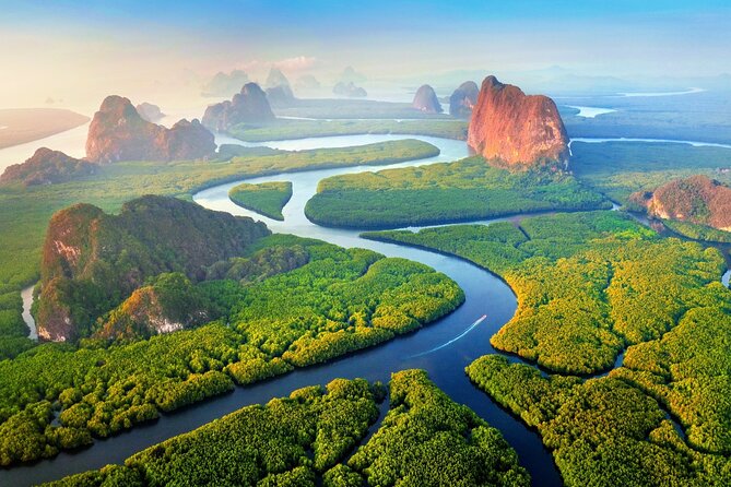 James Bond Island with Canoeing and Lunch by Speedboat - Speeding across Phang Nga Bay
