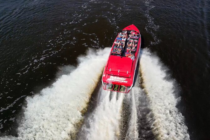 Jet Boat Ride on the Thrillseeker - Music and crew energy shape the ride