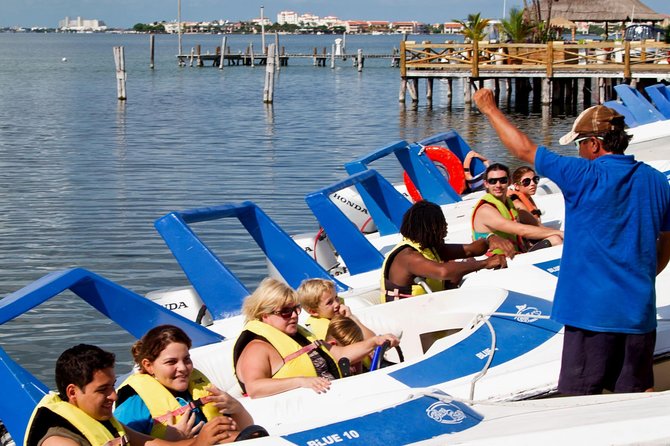 Jungle Tour In Cancun, drive a speedboat through the lagoon with your companion - Meeting at Fred’s House, not just any marina