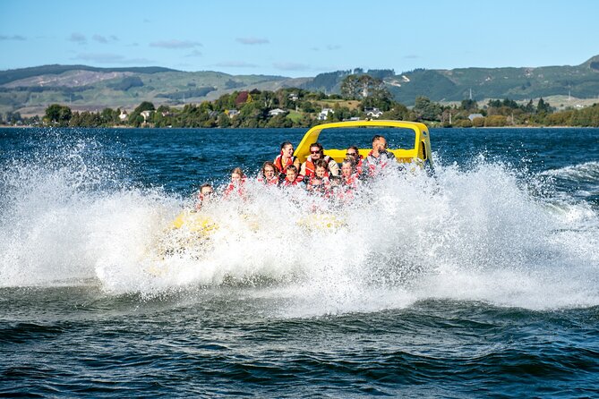 Katoa Jet Boat tour on Lake Rotorua - Sulphur Bay and Kawaha Point from the water