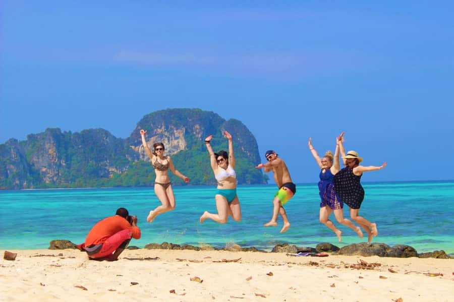 Khao Lak: Phi Phi & Bamboo Island Day Trip by Speedboat - Bamboo Island starts the island time