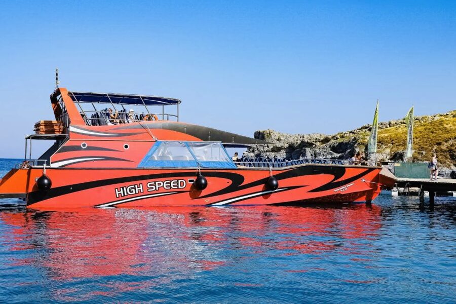 Kiotari, Lardos, Pefkos, & Lindos: Speedboat to Symi Island - Getting to the Aphrodite Princess