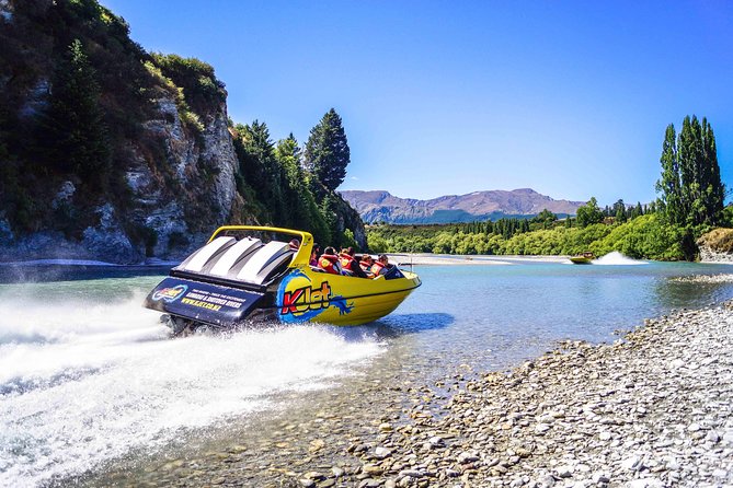 KJet Queenstown Jet Boat Ride on the Kawarau and Shotover Rivers - A fast Queenstown introduction from Main Town Pier