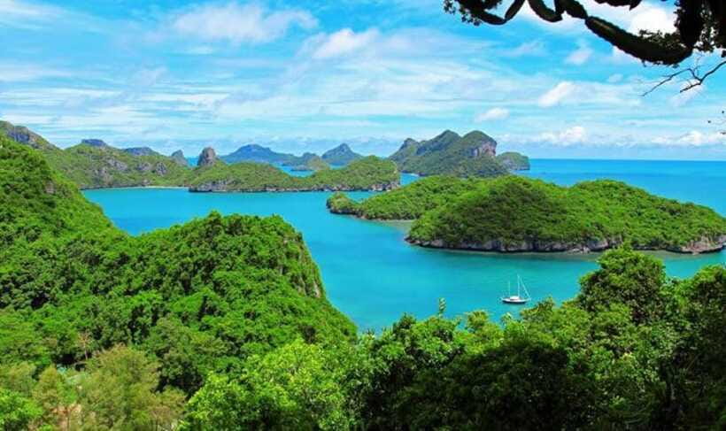 Koh Phangan: Angthong National Park Speedboat Tour - Sleeping Cow Island and Three Pillars Island