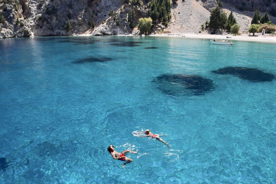 Kolymbia: High-Speed Boat to Symi Island & St George's Bay - St George’s Bay is the day’s best cooling-off stop