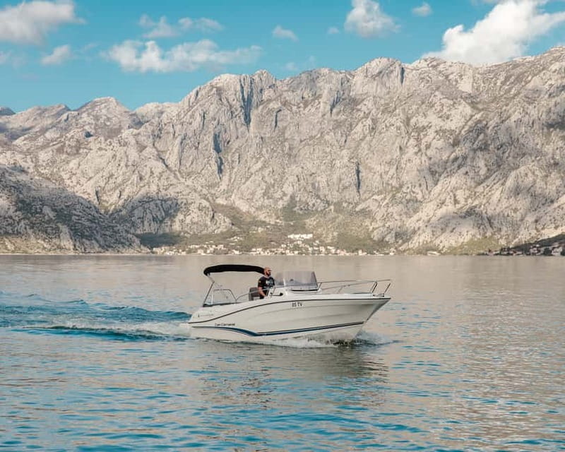 Kotor: Bay of Kotor and Blue Cave Speedboat Tour - What the guides and boat setup are like